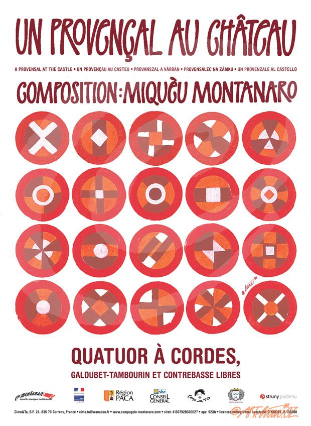 ilustrace a kaligrafie - plakát k hudebnímu projektu Miqueu Montanara